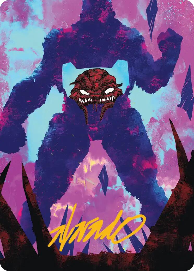 Krang, Utrom Warlord Art Card (Gold-Stamped Signature) [Teenage Mutant Ninja Turtles Art Series] | Cracking-Singles
