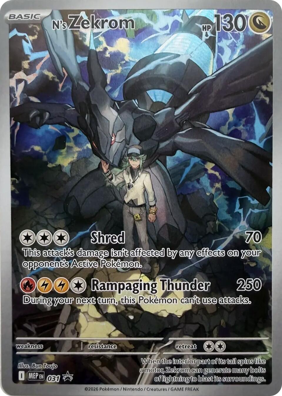 N's Zekrom (031) [Mega Evolution Promo] | Cracking-Singles