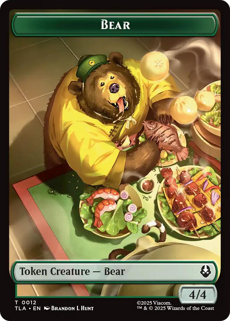 Ally (0006) // Bear Double-Sided Tokens [Avatar: The Last Airbender Tokens] | Cracking-Singles