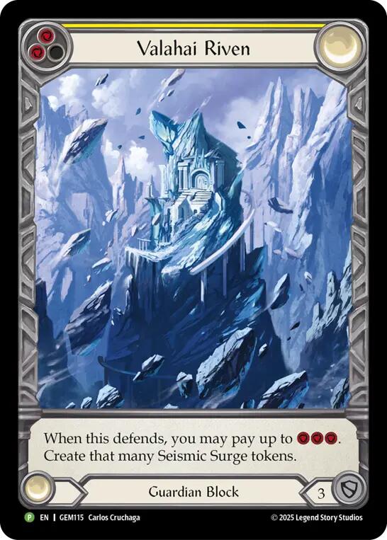 Valahai Riven (Yellow) [GEM115] (GEM Pack 4) | Cracking-Singles