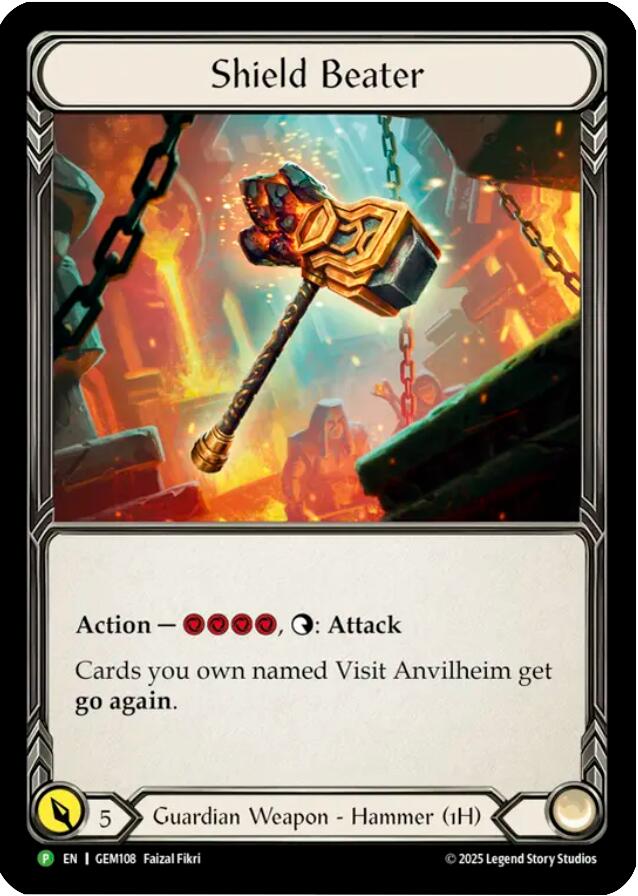 Shield Beater [GEM108] (GEM Pack 4)  Cold Foil | Cracking-Singles