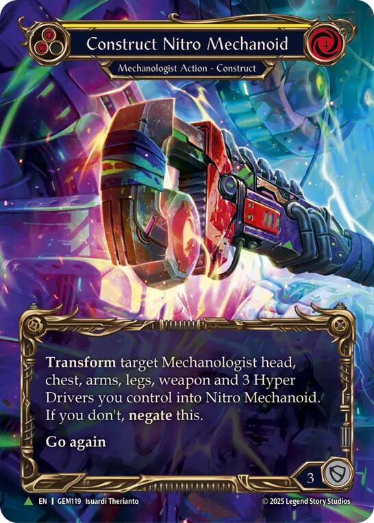 Construct Nitro Mechanoid [GEM119] (GEM Pack 4) | Cracking-Singles