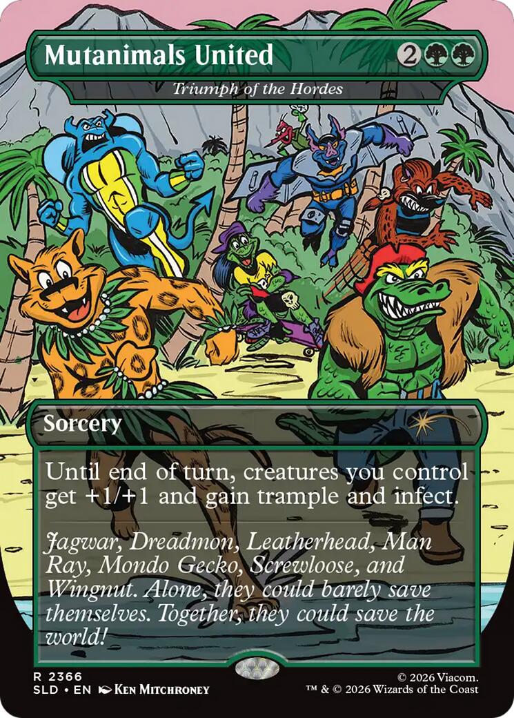 Mutanimals United - Triumph of the Hordes [Secret Lair Drop Series] | Cracking-Singles