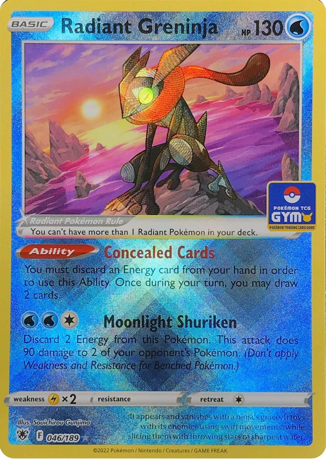Radiant Greninja (046/189) [League & Championship Cards] | Cracking-Singles