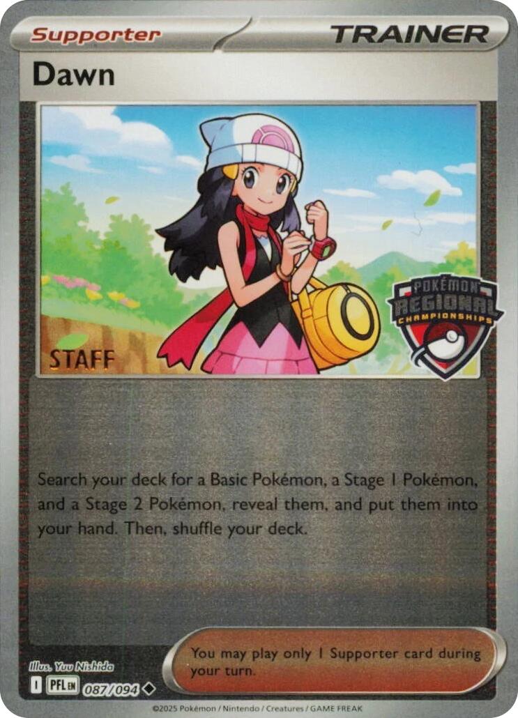 Dawn (087/094) (Regional Championship) [Staff] [League & Championship Cards] | Cracking-Singles