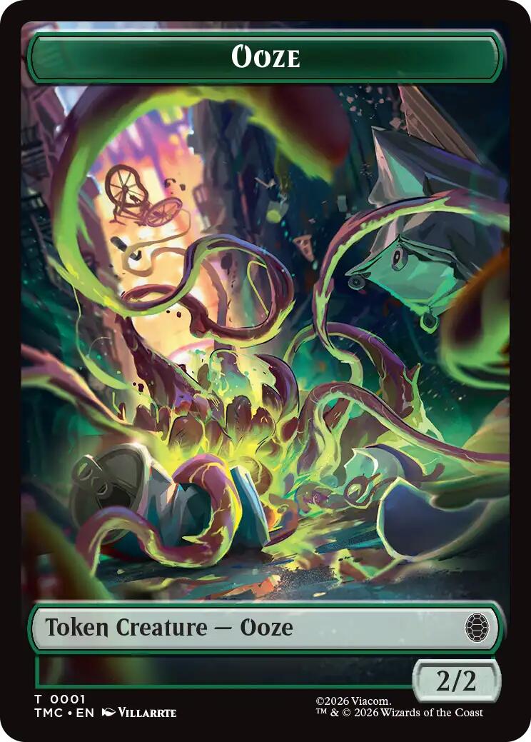 Ooze // Copy Double-Sided Token [Teenage Mutant Ninja Turtles Commander Tokens] | Cracking-Singles