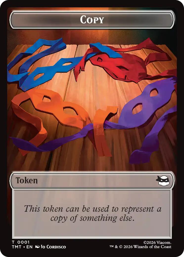Ooze // Copy Double-Sided Token [Teenage Mutant Ninja Turtles Commander Tokens] | Cracking-Singles