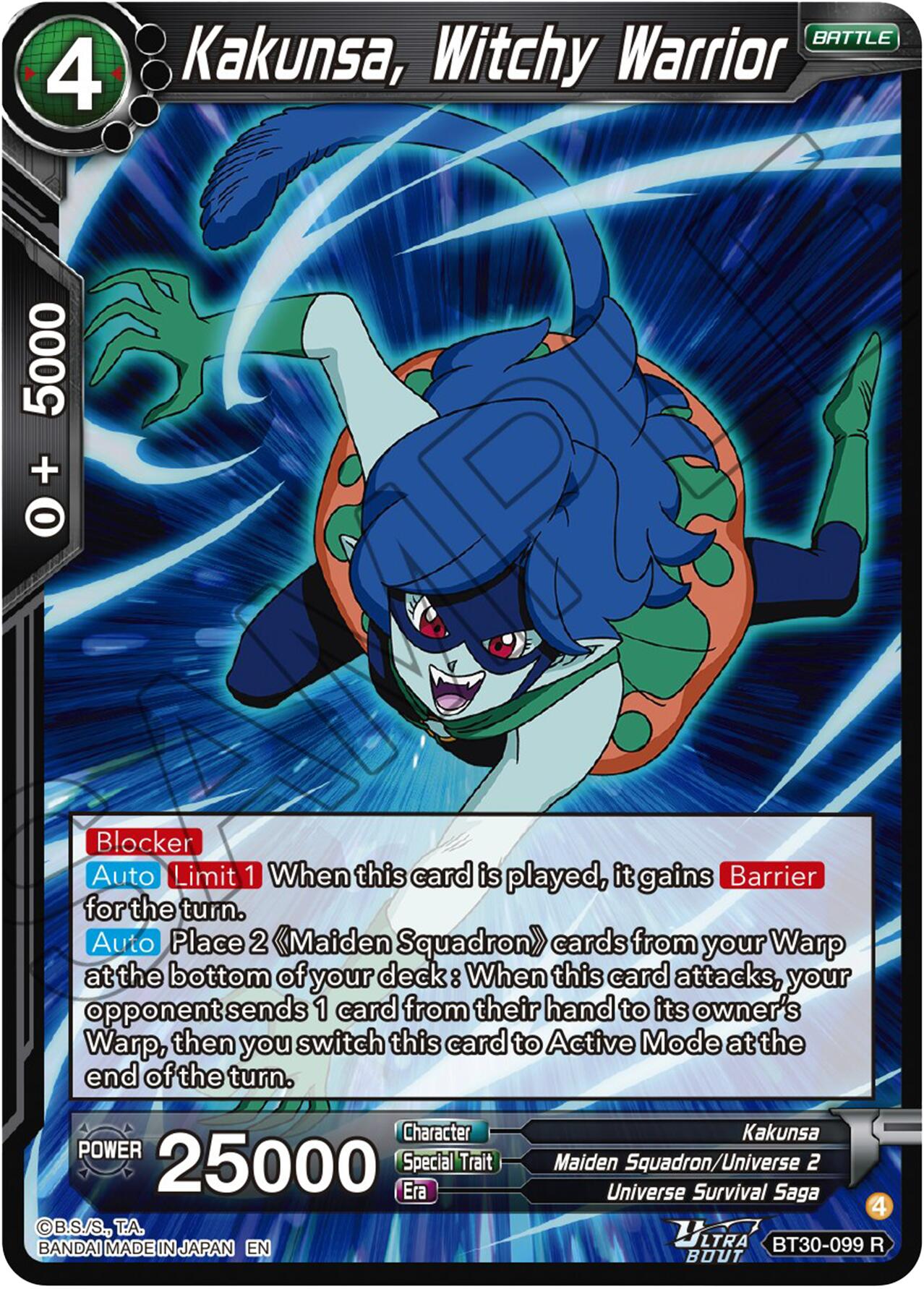 Kakunsa, Witchy Warrior (BT30-099) [Three Glorious Fighters] | Cracking-Singles