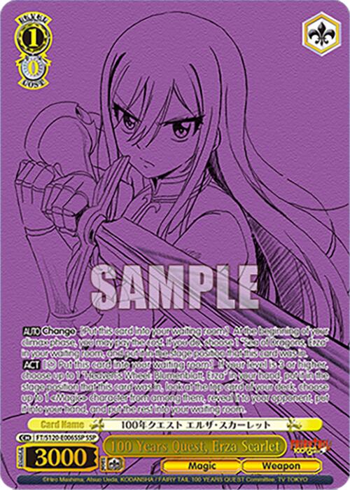 100 Years Quest, Erza Scarlet (FT/S120-E006SSP SSP) [FAIRY TAIL 100 YEARS QUEST] | Cracking-Singles