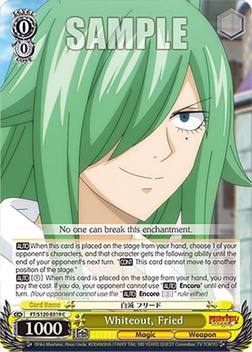 Whiteout, Fried (FT/S120-E019 C) [FAIRY TAIL 100 YEARS QUEST] | Cracking-Singles