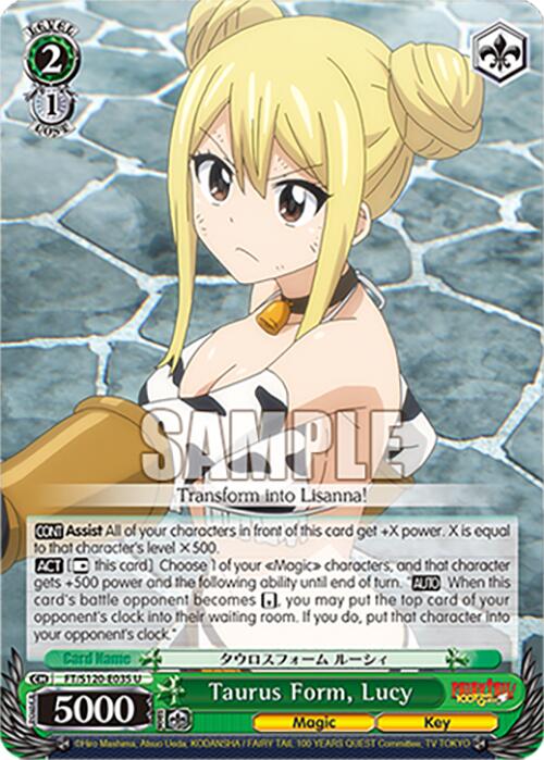 Taurus Form, Lucy (FT/S120-E035 U) [FAIRY TAIL 100 YEARS QUEST] | Cracking-Singles