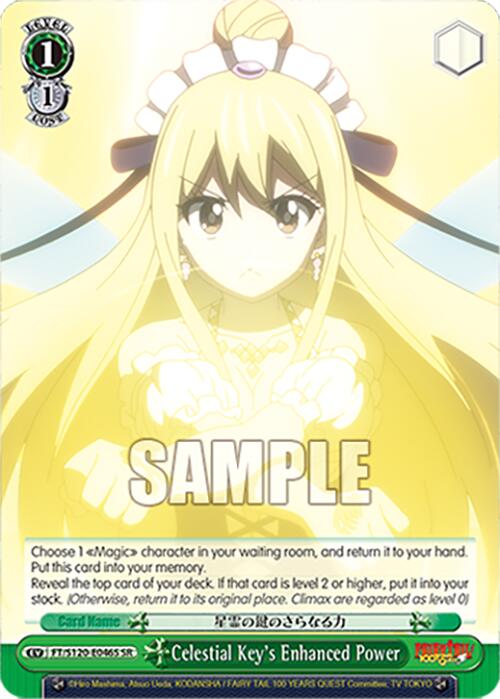 Celestial Key's Enhanced Power (FT/S120-E046S SR) [FAIRY TAIL 100 YEARS QUEST] | Cracking-Singles
