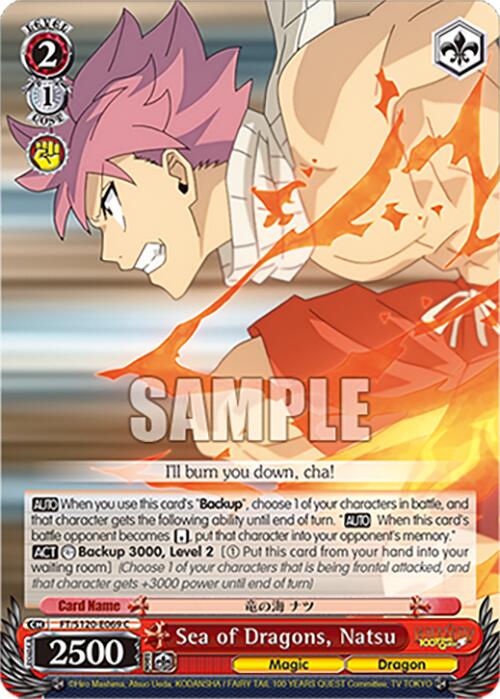 Sea of Dragons, Natsu (FT/S120-E069 C) [FAIRY TAIL 100 YEARS QUEST] | Cracking-Singles