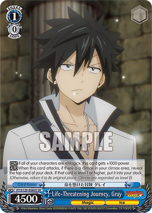 Life-Threatening Journey, Gray (FT/S120-E080S SR) [FAIRY TAIL 100 YEARS QUEST] | Cracking-Singles