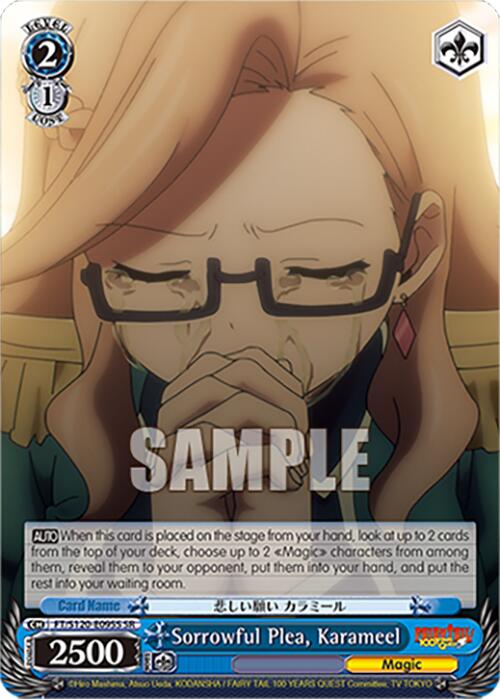Sorrowful Plea, Karameel (FT/S120-E095S SR) [FAIRY TAIL 100 YEARS QUEST] | Cracking-Singles