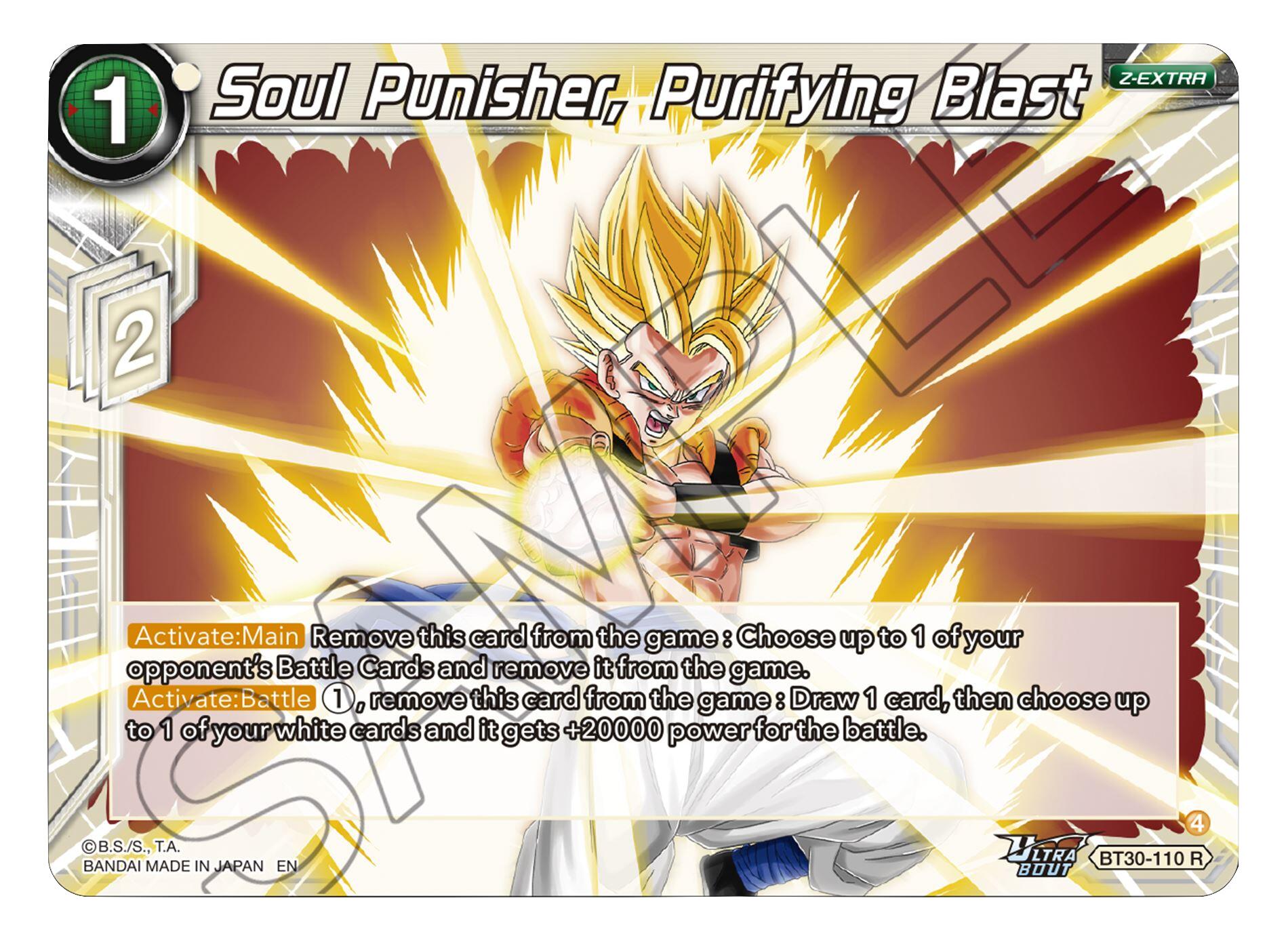 Soul Punisher, Purifying Blast (BT30-110) [Three Glorious Fighters] | Cracking-Singles