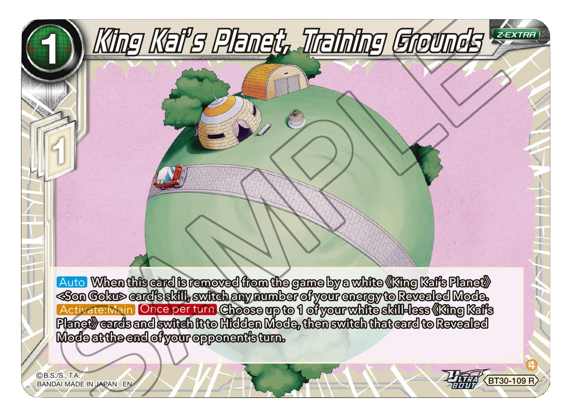King Kai's Planet, Training Grounds (BT30-109) [Three Glorious Fighters] | Cracking-Singles