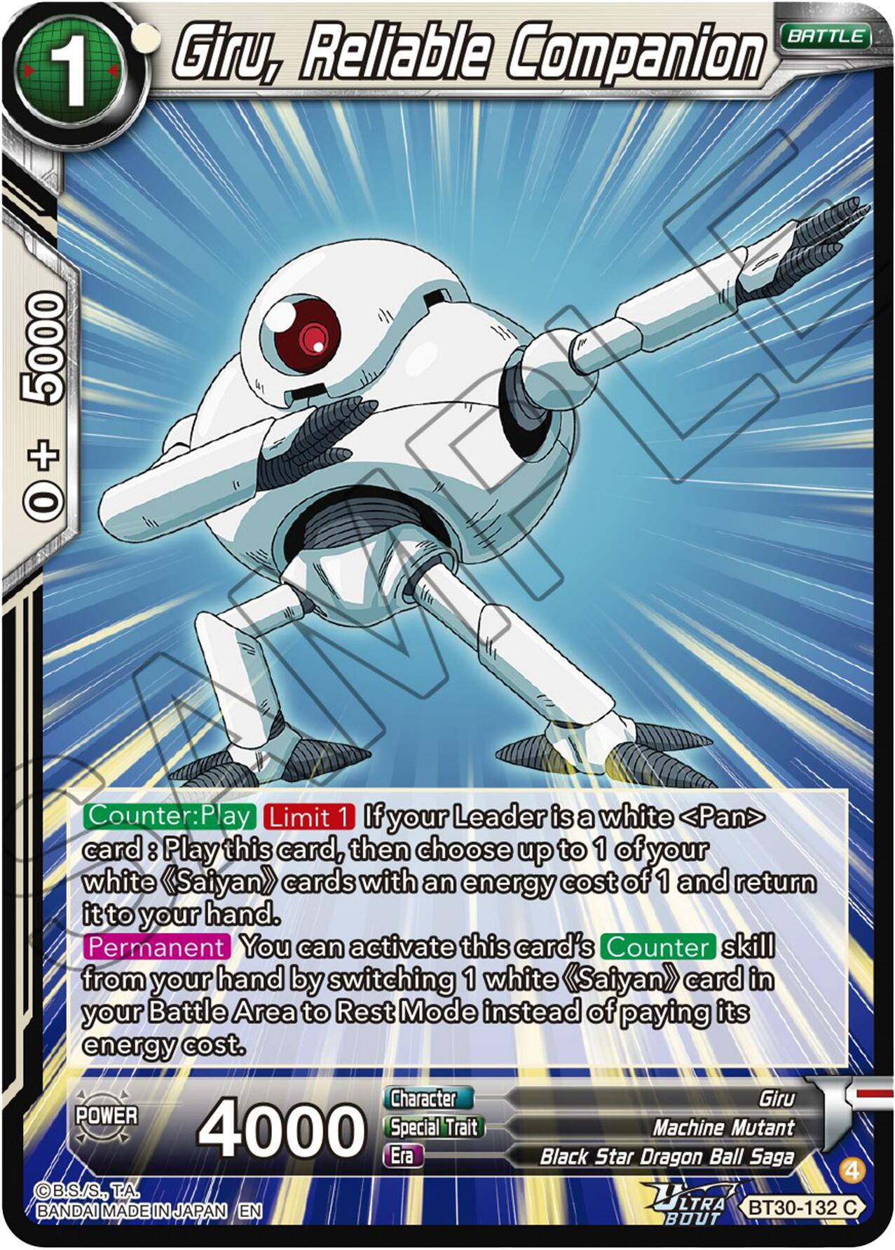 Giru, Reliable Companion (BT30-132) [Three Glorious Fighters] | Cracking-Singles