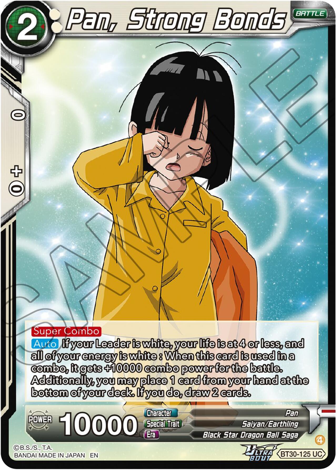 Pan, Strong Bonds (BT30-125) [Three Glorious Fighters] | Cracking-Singles
