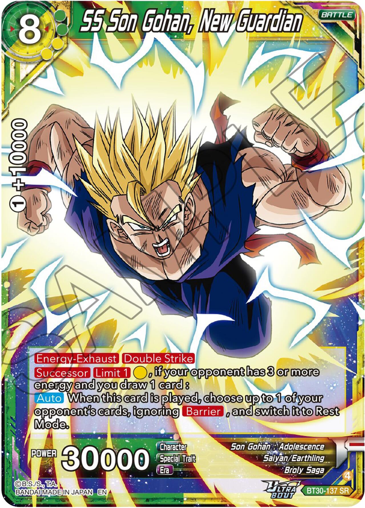 SS Son Gohan, New Guardian (BT30-137) [Three Glorious Fighters] | Cracking-Singles