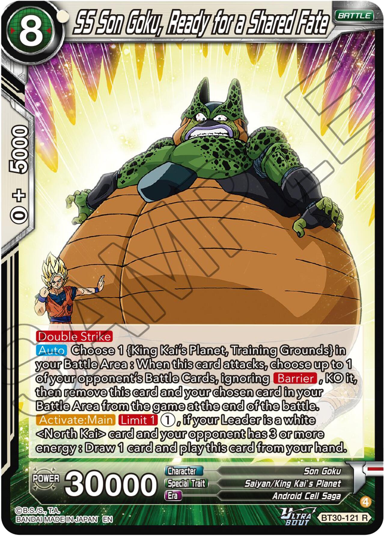 SS Son Goku, Ready for a shared Fate (BT30-121) [Three Glorious Fighters] | Cracking-Singles