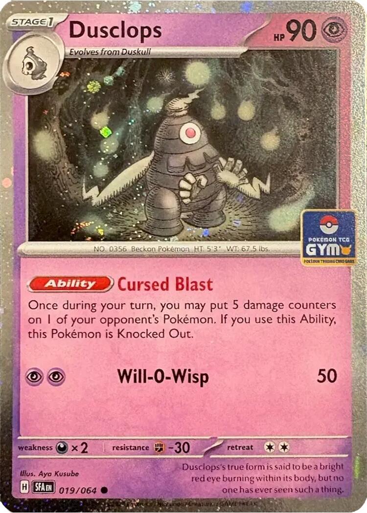 Dusclops (019/064) (Southeast Asia Exclusive) [League & Championship Cards] | Cracking-Singles