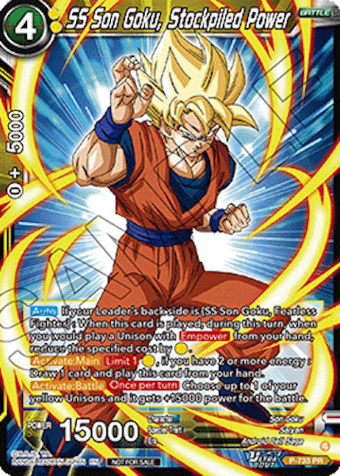 SS Son Goku, Stockpiled Power (Ultra-Bout Series Tournament Pack Vol.2) (P-733) [Tournament Promotion Cards] | Cracking-Singles