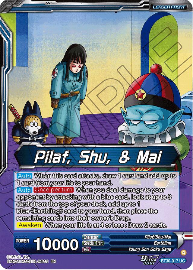 Pilaf, Shu, & Mai // Pilaf, Shu, & Mai, Entrusted Ambitions (SLR) (BT30-017) [Three Glorious Fighters] | Cracking-Singles