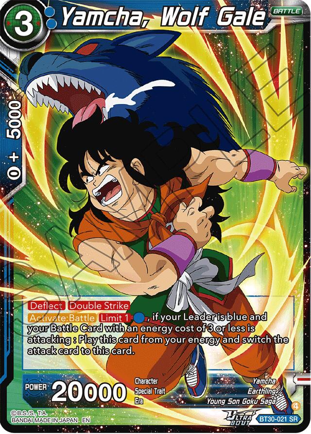 Yamcha, Wolf Gale (BT30-021) [Three Glorious Fighters] | Cracking-Singles
