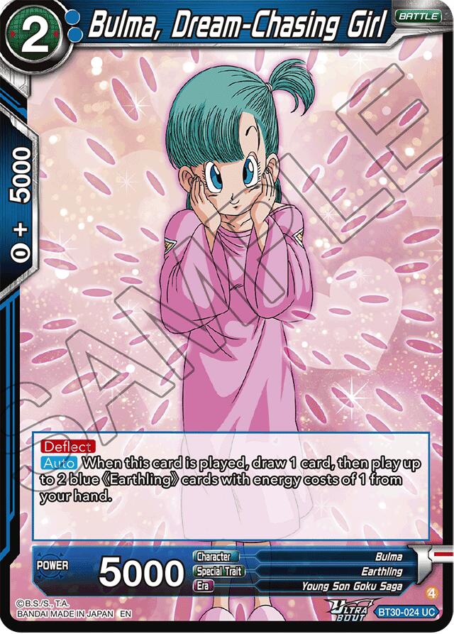 Bulma, Dream-Chasing Girl (BT30-024) [Three Glorious Fighters] | Cracking-Singles