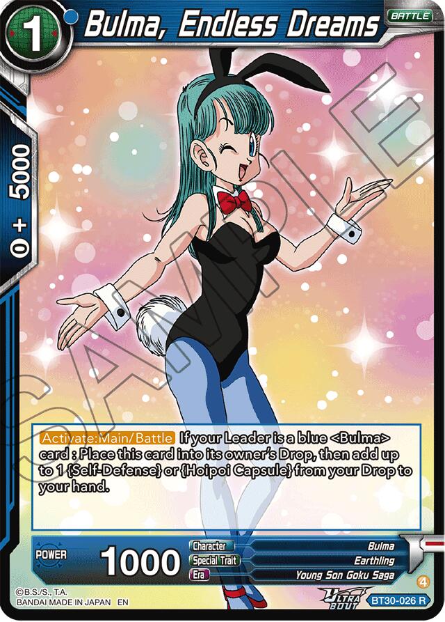 Bulma, Endless Dreams (BT30-026) [Three Glorious Fighters] | Cracking-Singles