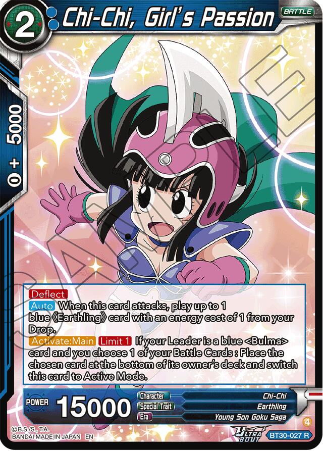 Chi-Chi, Girl's Passion (BT30-027) [Three Glorious Fighters] | Cracking-Singles