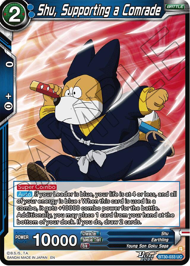 Shu, Supporting a Comrade (BT30-033) [Three Glorious Fighters] | Cracking-Singles