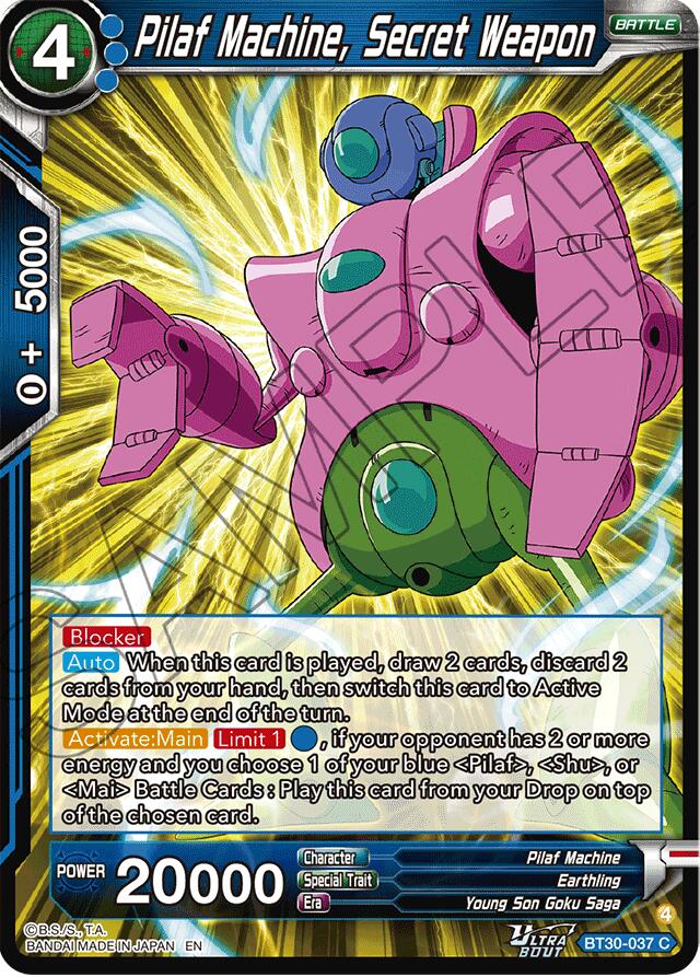Pilaf Machine, Secret Weapon (BT30-037) [Three Glorious Fighters] | Cracking-Singles