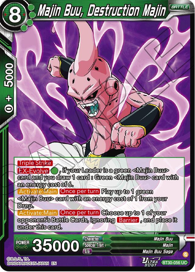 Majin Buu, Destruction Majin (BT30-056) [Three Glorious Fighters] | Cracking-Singles