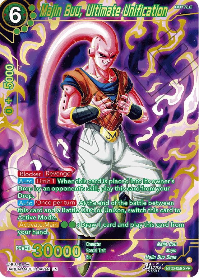 Majin Buu, Ultimate Unification (SPR) (BT30-058) [Three Glorious Fighters] | Cracking-Singles