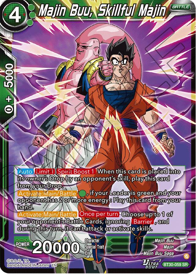 Majin Buu, Skillful Majin (BT30-059) [Three Glorious Fighters] | Cracking-Singles