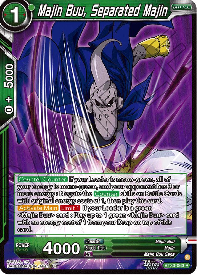 Majin Buu, Separated Majin (BT30-063) [Three Glorious Fighters] | Cracking-Singles