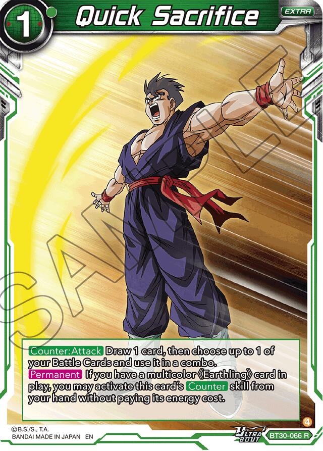 Quick Sacrifice (BT30-066) [Three Glorious Fighters] | Cracking-Singles