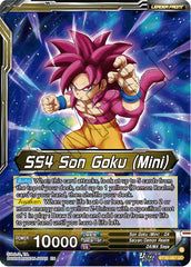 SS4 Son Goku (Mini) // SS4 Son Goku, Apex Evolution (SLR) (BT30-067) [Three Glorious Fighters] | Cracking-Singles
