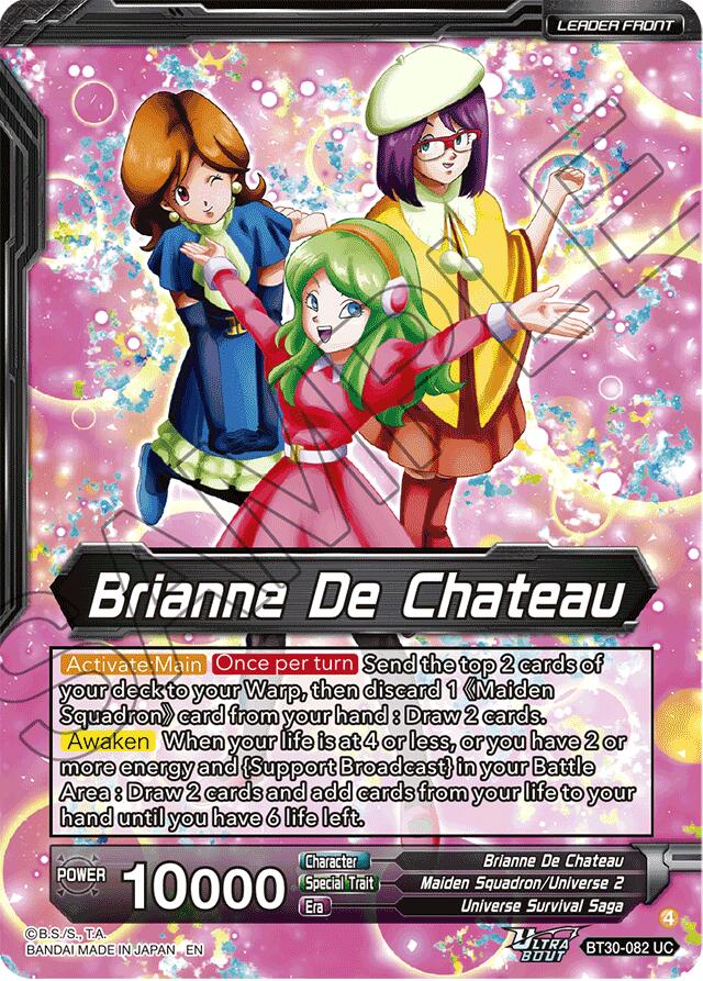 Brianna De Chateau // The 2nd Universe's Witchy Warriors (SLR) (BT30-082) [Three Glorious Fighters] | Cracking-Singles