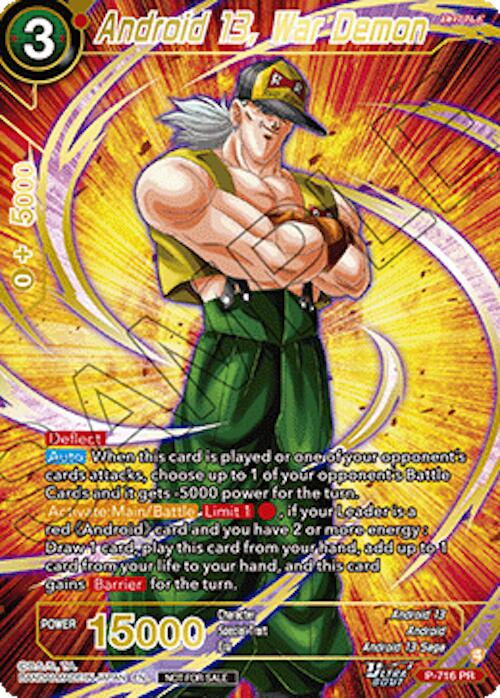 Android 13, War Demon (Gold-Stamped) (P-716) [Promotion Cards] | Cracking-Singles