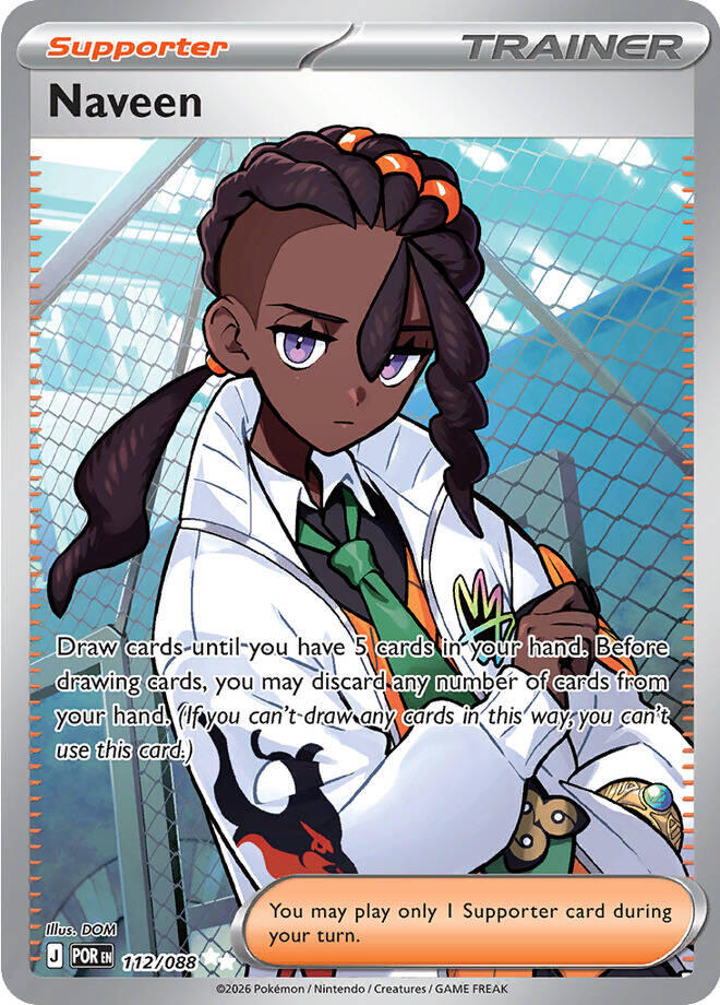 Naveen (112/088) [Mega Evolution: Perfect Order] | Cracking-Singles