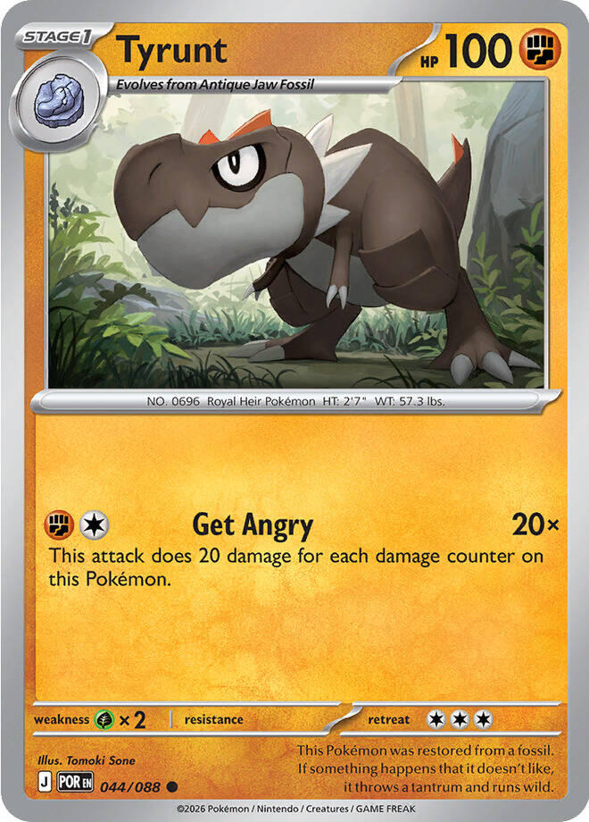 Tyrunt (044/088) [Mega Evolution: Perfect Order] | Cracking-Singles