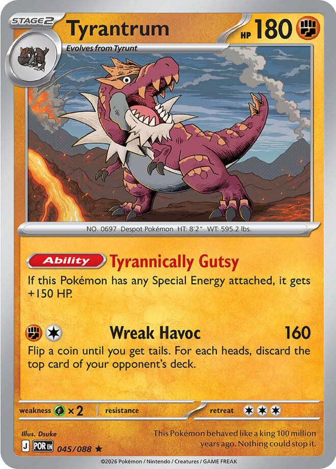 Tyrantrum (045/088) [Mega Evolution: Perfect Order] | Cracking-Singles