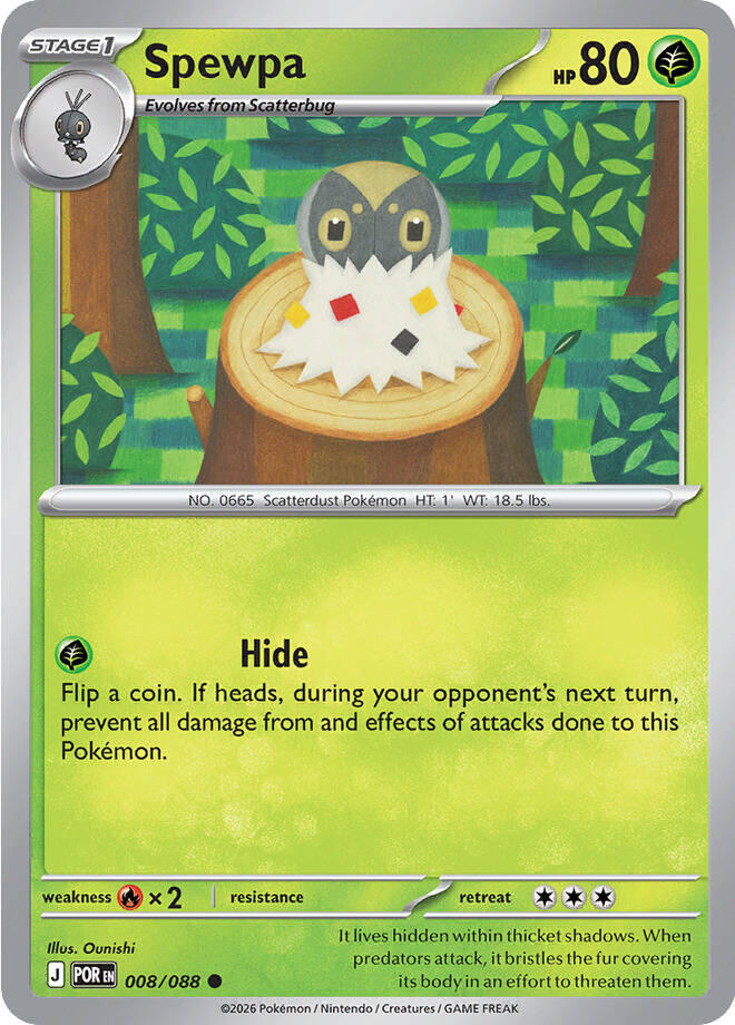 Spewpa (008/088) [Mega Evolution: Perfect Order] | Cracking-Singles