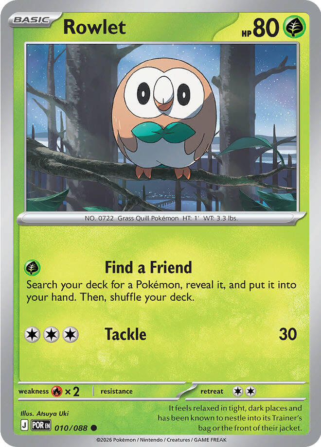Rowlet (010/088) [Mega Evolution: Perfect Order] | Cracking-Singles