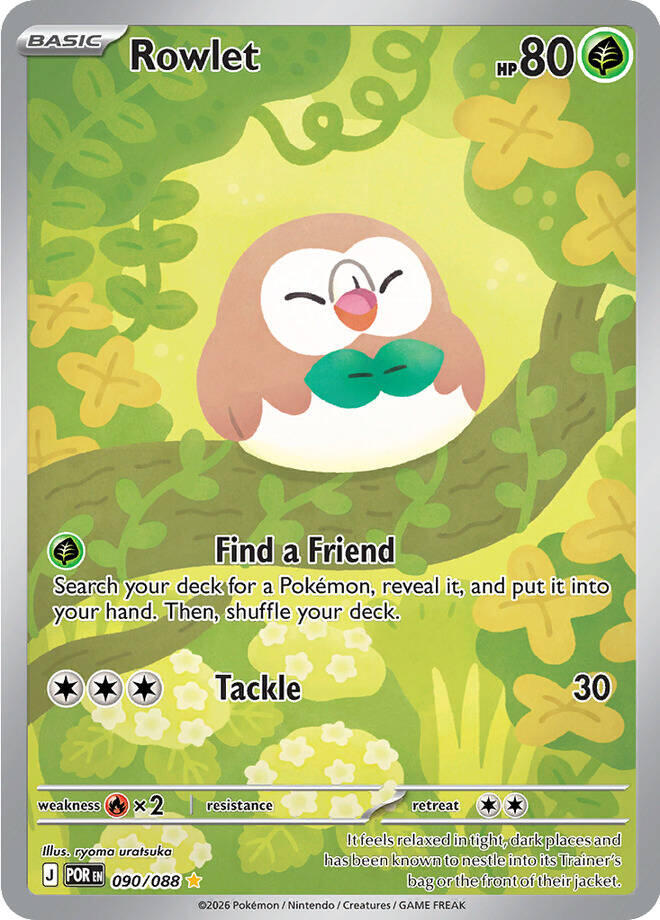 Rowlet (090/088) [Mega Evolution: Perfect Order] | Cracking-Singles