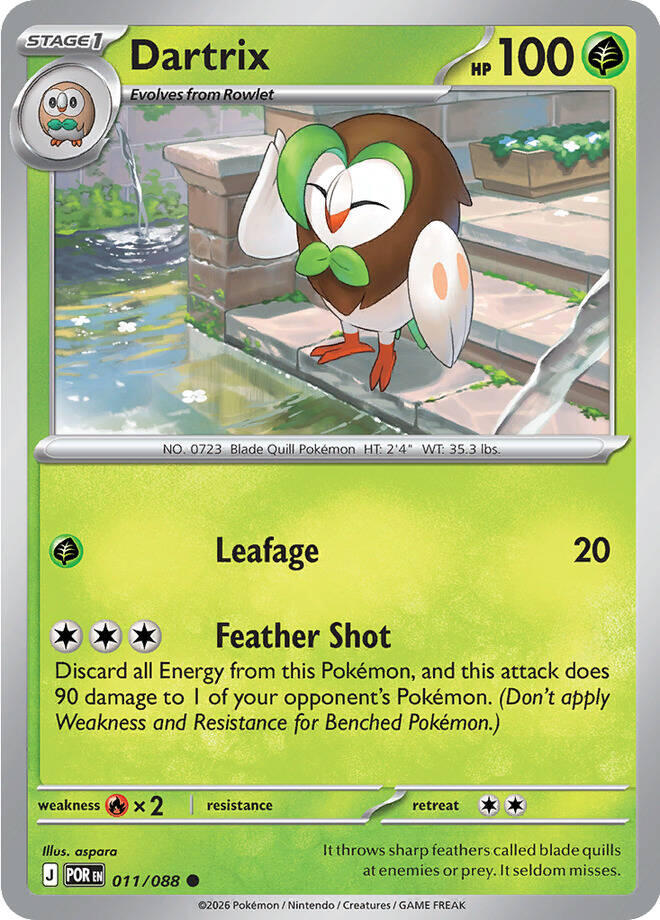 Dartrix (011/088) [Mega Evolution: Perfect Order] | Cracking-Singles