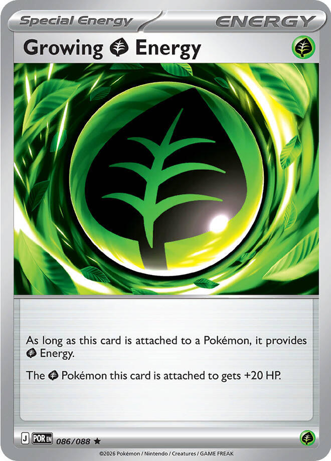 Growing Grass Energy (086/088) [Mega Evolution: Perfect Order] | Cracking-Singles